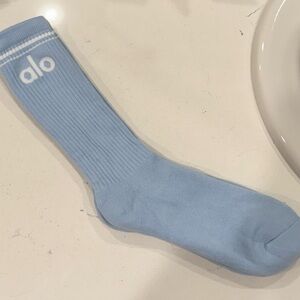ALO Yoga Sky Blue Crew Sock
